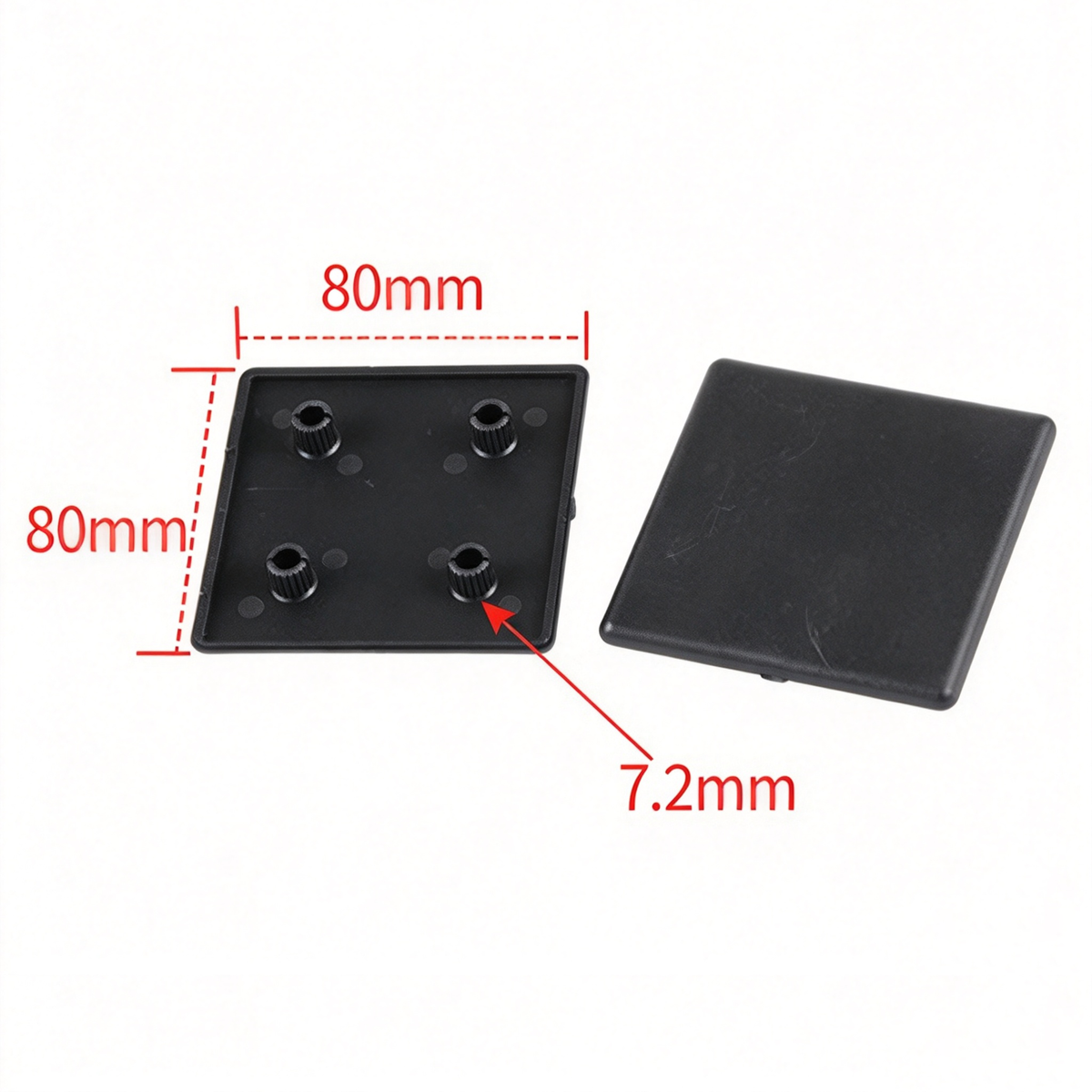Aluminum Profile Plastic End Cap - Protective Dust Cover (20 / 30 / 40 / 45 / 50 / 60 / 80 Series & Round)