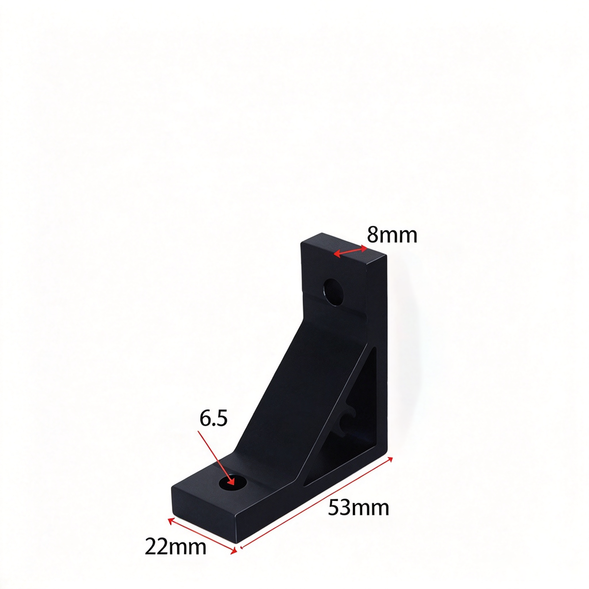 Aluminum Extrusion Corner Bracket - 90/45/135 Degree (2020 to 8080 Series)